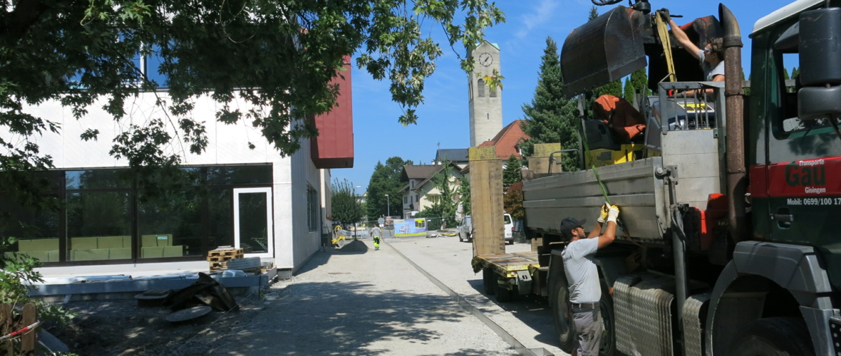 Begegnungszone VS Rheindorf - Bauarbeiten Begegnungszone VS Rheindorf - Bauarbeiten
